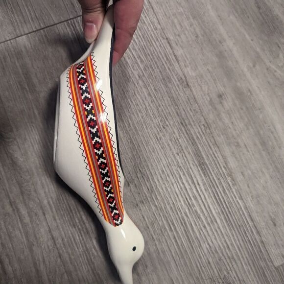Handmade Ukrainian Goose Pottery Dish From Canada - Picture 4 of 9